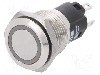 Intrerupator anti-vandalism, ON-(ON), &Oslash;16mm, EAO, 82-4151.1133