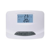 Termostat wireless PNI CT28 PRO pentru incalzire pardoseala, 5-35C, control aplicatie Tuya Smart, 868MHz, Alb