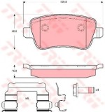 Set placute frana,frana disc FIAT CROMA (194) (2005 - 2016) TRW GDB1638