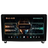 Cumpara ieftin Navigatie 2K Peugeot 407 (2004-2011), Android OS, S-Quadcore 4GB RAM + 64GB ROM, 9.5 Inch - AD-BGS90042K+AD-BGRKIT266V3