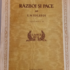 RĂZBOI ȘI PACE - VOL. IV-CARTEA RUSĂ