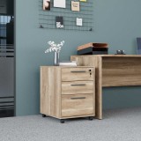 Cumpara ieftin Corp Mobil Adore New York Rollbox Office, 3 Sertare, sertar cu cheie, 45 x 63 x 51 cm