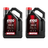 Pachet 8 litri ulei Motul 4100 SYN-NER S 10W40, Protectie superioara E i performanta constanta pentru motoare pe benzina E i diesel
