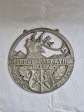 Aplica metalica.Cerbul Carpatin Brasov!!!