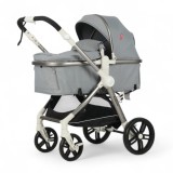 Carucior Copii 2 in 1, Landou Transformabil Sport, Maner Reversibil, Suspensii All-Terrain, 0-36 Luni