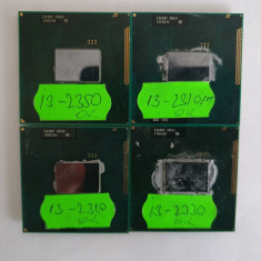 Procesor lot 4 buc ( procesoare ) laptop Intel i3 socket G2 FCBGA1023, PPGA988