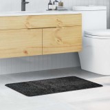 vidaXL Covoraș de baie dreptunghi gri 60x90 cm poliester antiderapant