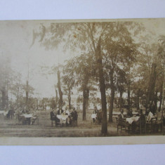 Rară! Carte poștală foto Lacu Sărat:Restaurant Rădulescu,circulată 1928