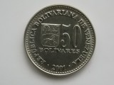 50 BOLIVARES 2001 VENEZUELA-XF