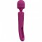 Vibrator Double Wand Kiku G-Spot Flapping, 10 Moduri Vibratii, Silicon, USB, Roz, 25.2 cm