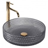 Lavoar pe blat Rea Cristal Grey 39