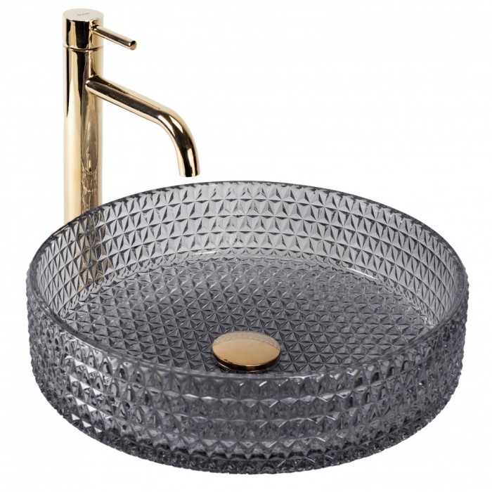 Lavoar pe blat Rea Cristal Grey 39