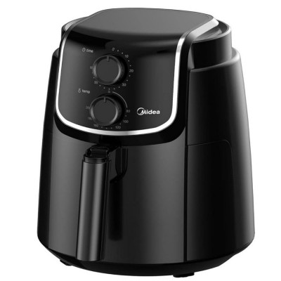 AirFryer Midea Friteuza cu aer cald MF-TN35D2, 1500W, 3.5 L, DUALCYCLONE Rapid Air Technology, Negru foto