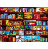 Cumpara ieftin Puzzle Bluebird Puzzle - The Library The Travel Section, 1000 piese