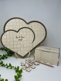 Guest book puzzle,in forma de inima