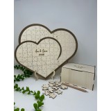 Guest book puzzle,in forma de inima