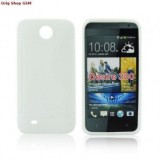 Husa Silicon S-Line HTC Desire 300 Alb - Protectie Premium, Calitate Superioara