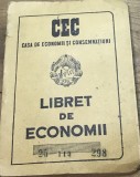 ACTRR01 Act Carnet CEC Libret de Economii - Neanulat
