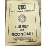 ACTRR01 Act Carnet CEC Libret de Economii - Neanulat