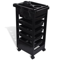 Carucior din plastic cu ro?i pentru salon foto