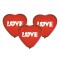 Set 5 baloane premium model Love forma inimioara 25.cm