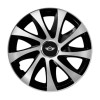 Set 4 capace roti Drift exrta Gri-Negru R15 pentru gama auto Mini, Autohelix MSA