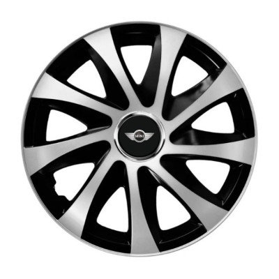 Set 4 capace roti Drift exrta Gri-Negru R16 pentru gama auto Mini foto