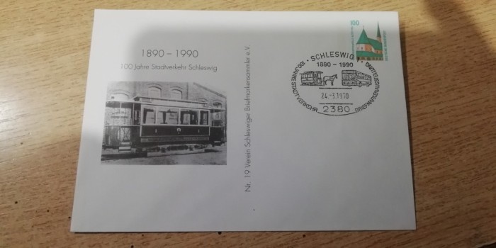 B14 - FDCS - Germania - 100 de circulatie a tranvaiului