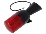 Semnalizator EMAS T0-IT070R024Z luminos și acustic LED roșu 12-24V DC/AC