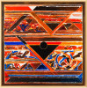 Forme geometrice multicolore abstracte Portul popular Tradiţional Românesc, Istorice, Ulei, Cubism