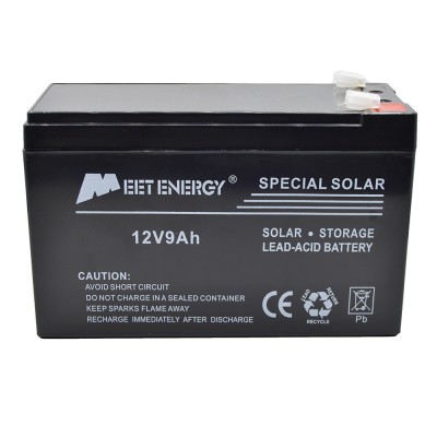 Baterie pentru panou solar, 9Ah, 12V, Meet Energy foto