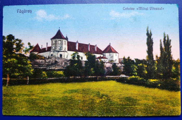 Fagaras 1925 ? - Cetatea Mihai Viteazul - printata, color, necirculata