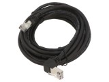 Patch Cord F/UTP Cat5e Negru 5m Ecranat