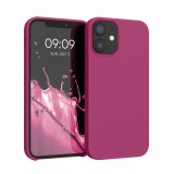 Husa pentru Apple iPhone 12 Mini, Silicon, Roz, 52640.213, Carcasa, Kwmobile