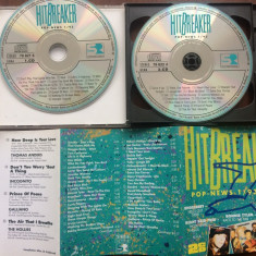 hitbreaker pop news 1/93 dublu disc 2cd selectii muzica pop rock dance house VG