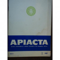 REVISTA APIACTA NR.1/1987 foto