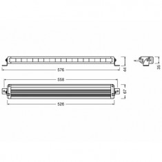 PROIECTOR LED 6000K, 2800 LM - LEDriving LIGHTBAR VX500-SP OSRAM