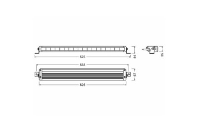 PROIECTOR LED 6000K, 2800 LM - LEDriving LIGHTBAR VX500-SP OSRAM foto