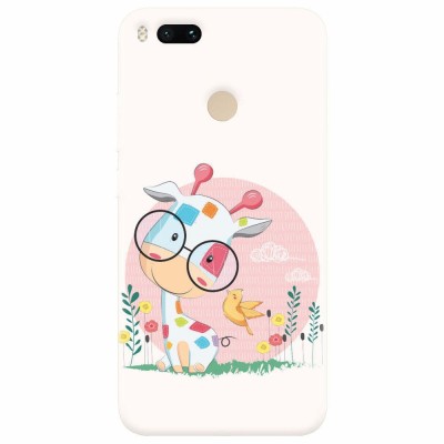 Husa silicon pentru Xiaomi Mi A1, Baby Giraffe foto