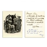 Sașa și Maria Pană, carte poștală către Geo Bogza, 1976
