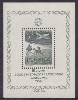 TSV % - 1954 MICHEL 849 POLONIA, MNH/** LUX foto