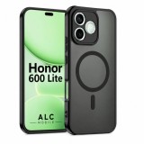 Husa pentru Honor 600 Lite, Matte MagSafe, Protectie 360, Anti-Soc, Protectie Camera, Negru