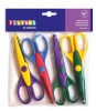 Set 4 Foarfeci Artizanat PLAYBOX, Design Protectie Plastic, 160mm, 4 Modele