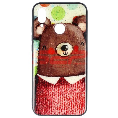Toc UV Copy Glass Huawei P20 Lite Bear foto