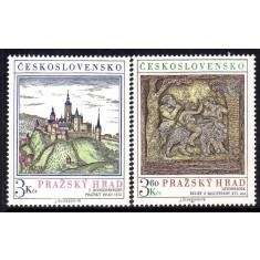 Cehoslovacia 1976 - Castelul Praga, serie neuzata