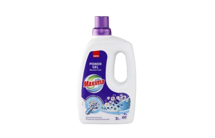 SANO Detergent gel concentrat pentru rufe, Prospetime de Munte 3 L