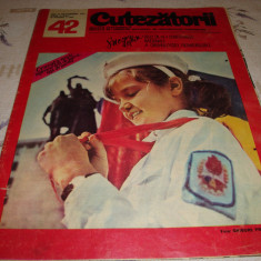 Revista Cutezatorii - nr 42 din 1971 - are un sfert de paginadecupata