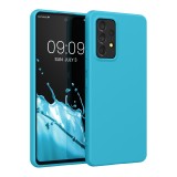 Husa Kwmobile pentru Samsung Galaxy A53 5G, Silicon, Albastru, 57808.205, Carcasa