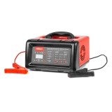 Redresor digital auto AMiO cu functie de pornire booster jump starter 20A 6V 12V, Boost 100A, afisaj LED, pentru acumulatori WET AGM MF GEL