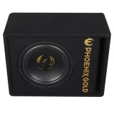 Subwoofer activ Z10AB Phoenix Gold, 10 inch, 200W RMS, max 800W, kit de cabluri incluse CarStore Technology